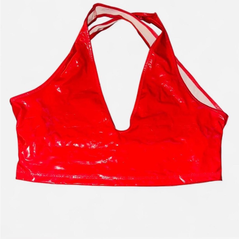 SHEIN Red Halter Top